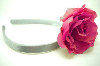 Rose hairband - The Little Wedding Company