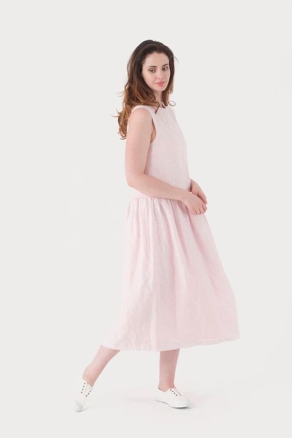 Long linen dress – p4