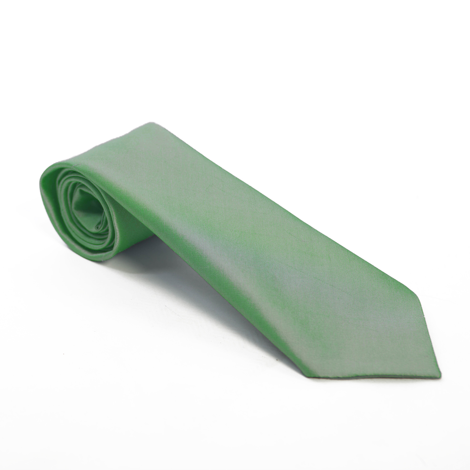 A sage men's silk tie - The Little Wedding Company