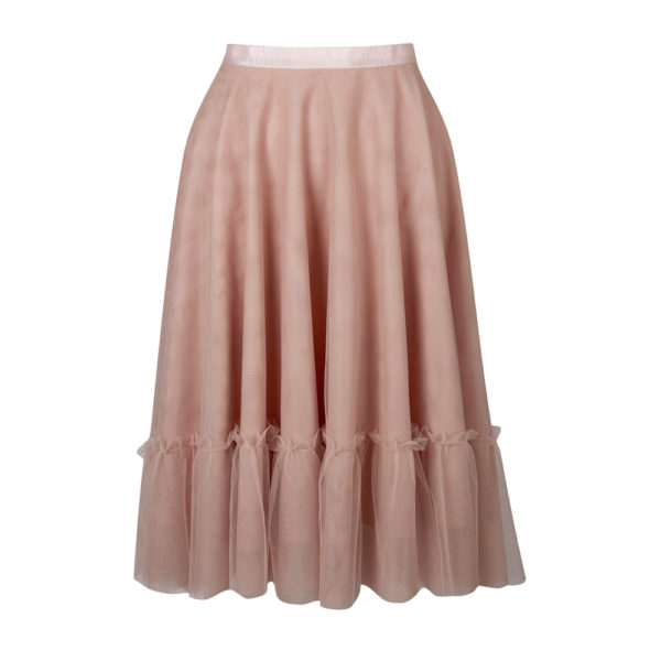 Tulle skirt with frill square