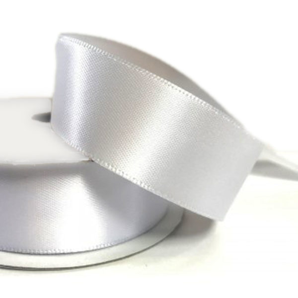 A roll of pale grey ribbon- The Little Wedding Company