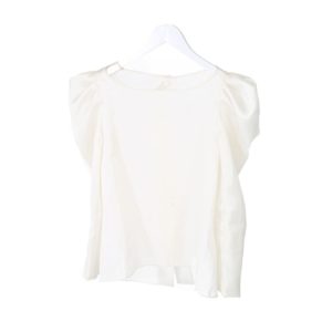 Sleeved Satin Organza Top