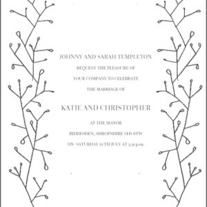 Charcoal Wedding Stationery