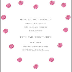 Fuchsia Wedding Stationery