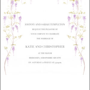 Lilac Wedding Stationery