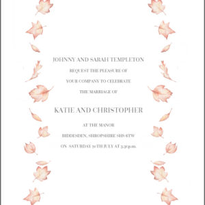 Mink Wedding Stationery