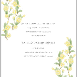 Primrose Wedding Stationery