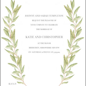 Sage Wedding Stationery