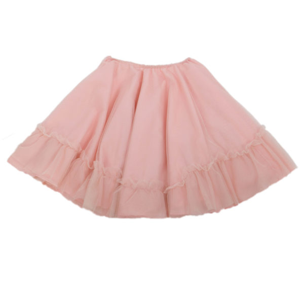 Pink tulle flowergirl skirt - The Little Wedding Company