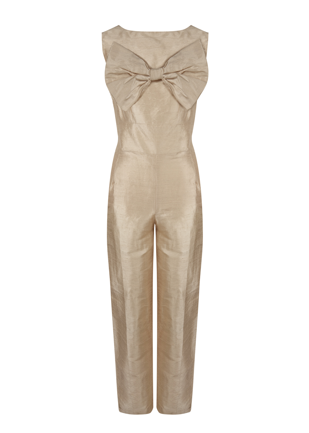 Jumpsuit with bow front
