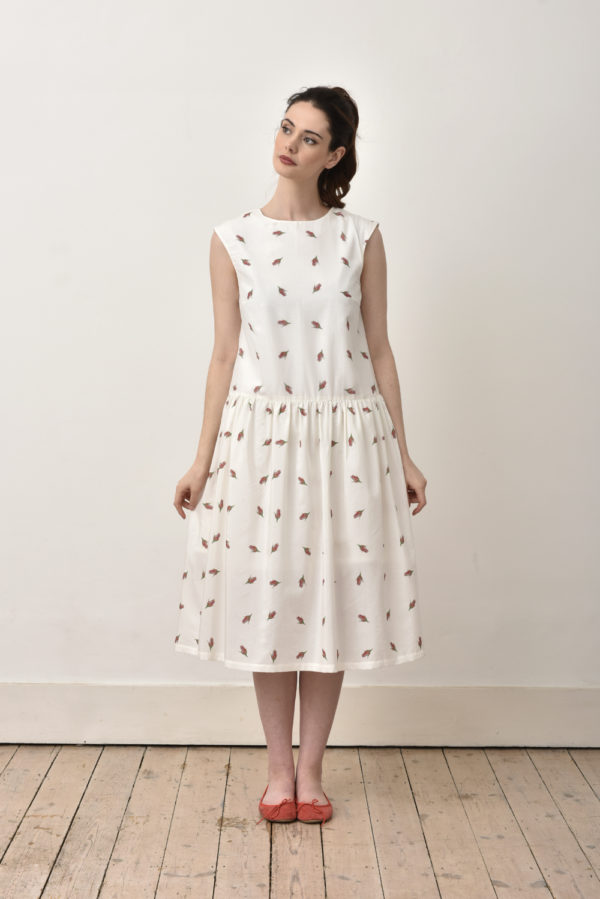 Rose dress front