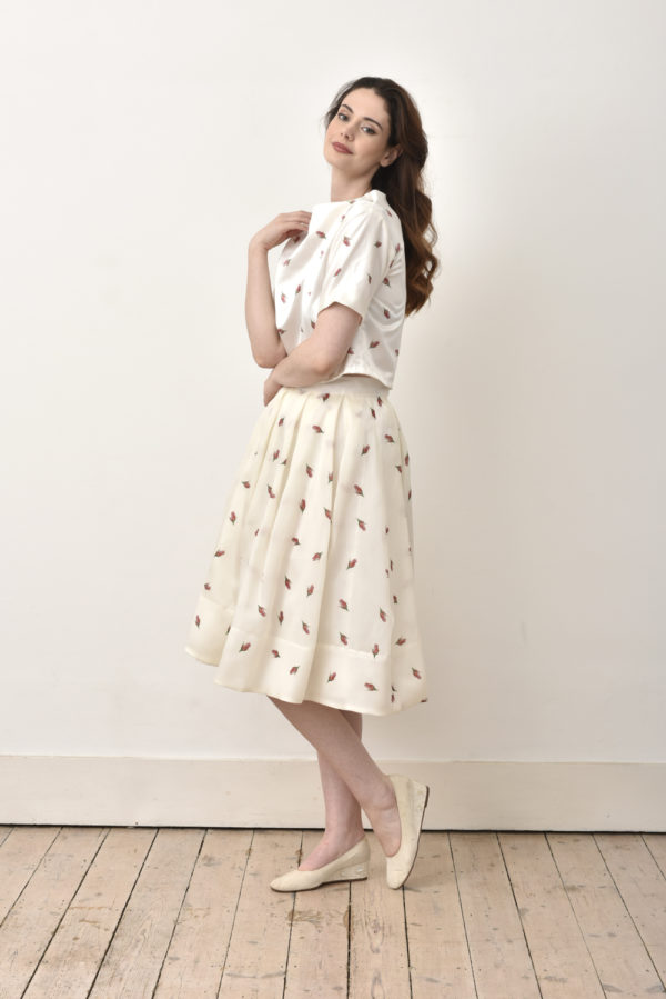 Rose top and skirt side